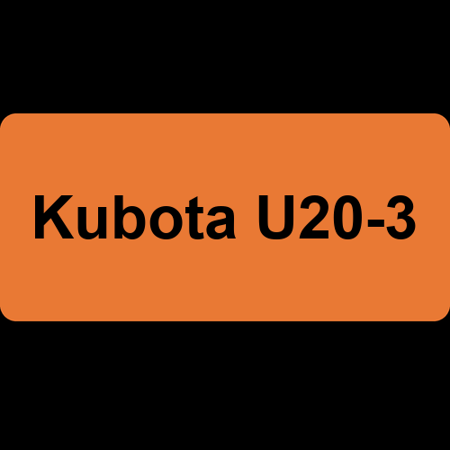Kubota U20-3